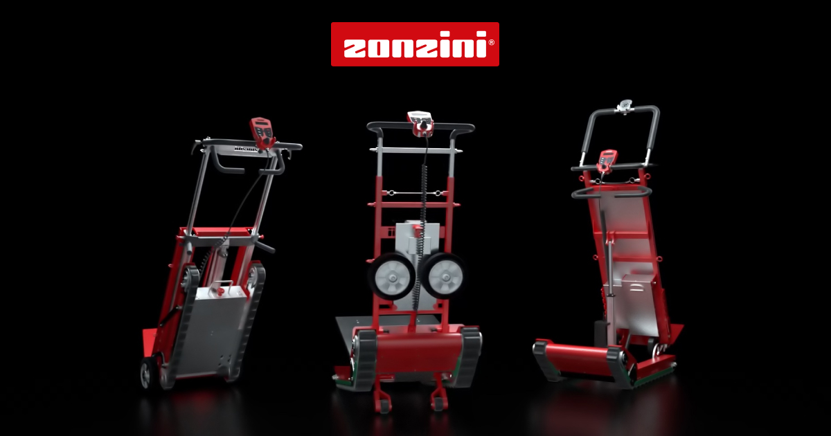 Electric Stair Climbers for Goods and Wheelchairs by Zonzini